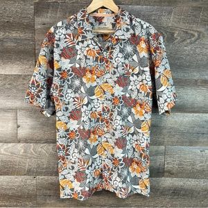 Tommy Bahama Island Zone Men's Big&Tall Short Sleeve Floral Hawaiian Camp Shirt